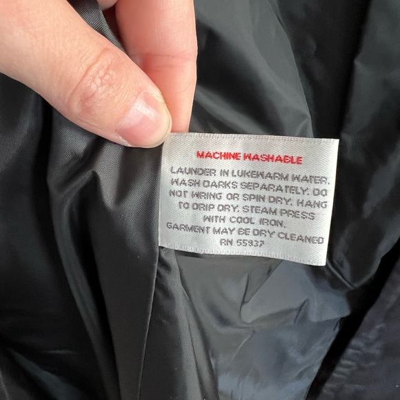 Mens Black Lined Trench Coat Made in USA Sz 42 R - Picture 7 of 10